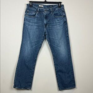 AG 34x30 Adriano Goldshmied The Protege Straight Leg Jeans Medium Wash